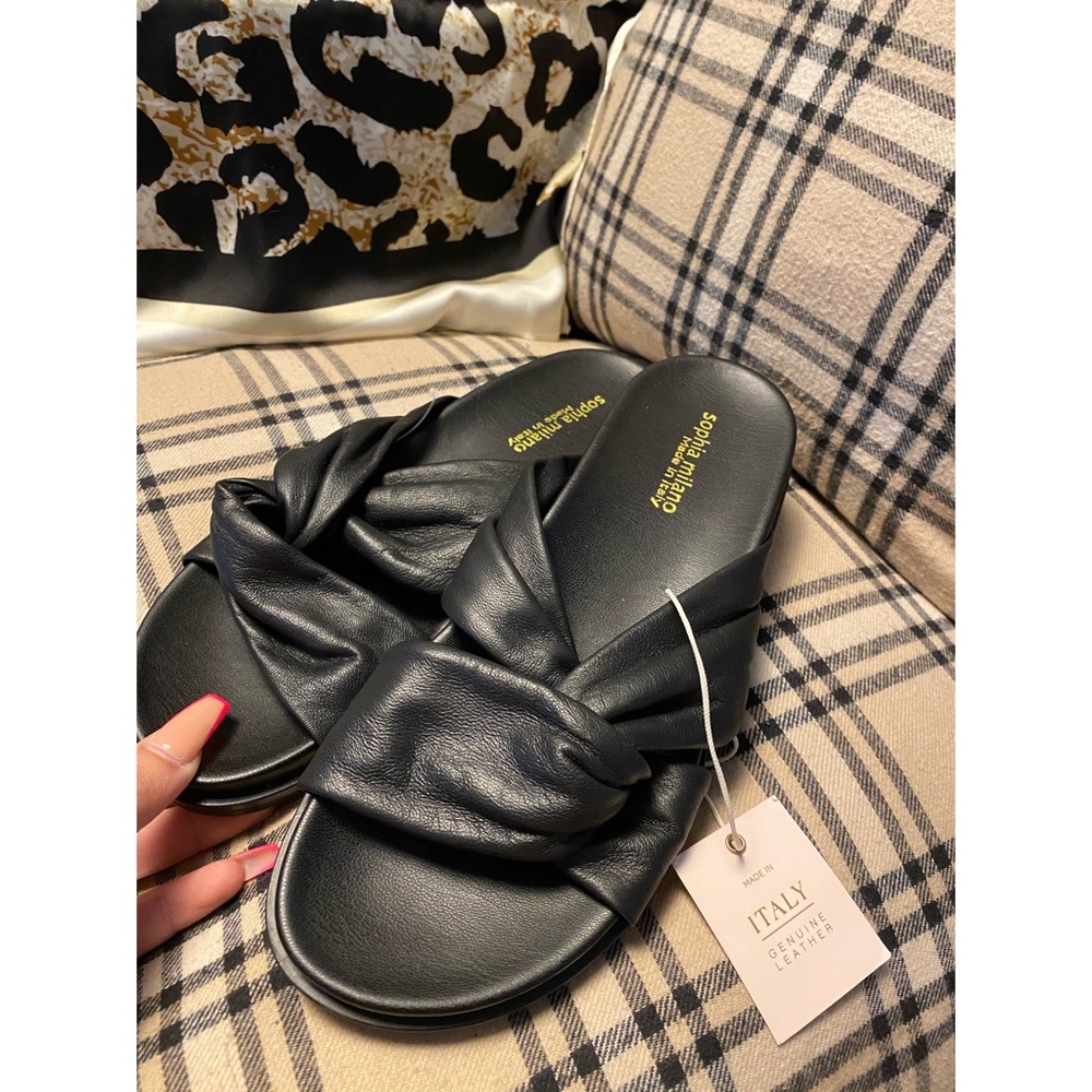 Sophia Milano Leather Sandals